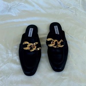 Steve Madden Calle Mule Black Leather Size 7M